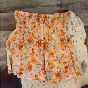 Floral Smocked Women's Shorts